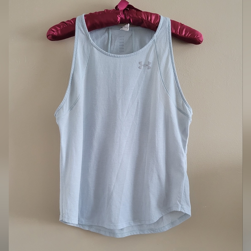 4/$15 SALE Under Armour | Women's Light Blue Tank Top Heat Gear